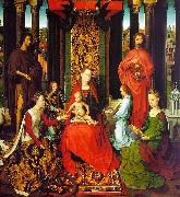 Hans Memling Triptych of St.John the Baptist and St.John the Evangelist oil painting artist